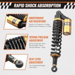 2pcs Adjustable 15.75" Motorcycle Air Shock Absorbers