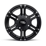 RockTrix 14" Matte Black ATV Rims - Set of 4