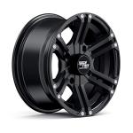 RockTrix 14" Matte Black ATV Rims - Set of 4