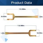 Sunluway 2 Pack 12020 Axle Popper Kit Inner CV Axle Removal Tool Set for Use on Front Wheel Drive Vehicles-Remove Most Vehicles’ Half-Shaft Drive Axles-Fix Damaged CV Joints