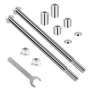 MFC Passion 12mm Front Rear Wheel Axle Set