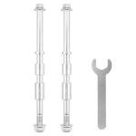 MFC Passion 12mm Front Rear Wheel Axle Set