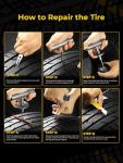 AUTOWN Heavy Duty Tire Repair Kit for ATVs