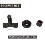 8-Pack Heavy-Duty L-Track Double Lug Anchor Nuts