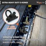 MorScan 10-Pack Heavy Duty E-Track O-Ring Anchors