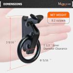 MorScan 10-Pack Heavy Duty E-Track O-Ring Anchors