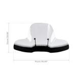 Large Clear Windshield for ATVs and Motorcycles
