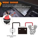Nilight 300A Battery Disconnect Switch for ATV UTV