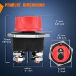 Nilight 300A Battery Disconnect Switch for ATV UTV
