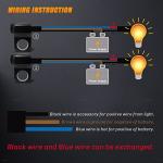ATV Handlebar Light Switch - Waterproof Push Button