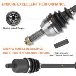 Polaris Ranger Front CV Axle Shaft Pair 500 700