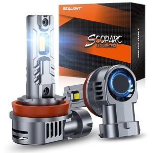 SEALIGHT H11 40000LM Fog Light Bulbs - 2-Pack