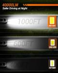 SEALIGHT H11 40000LM Fog Light Bulbs - 2-Pack