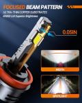 SEALIGHT H11 40000LM Fog Light Bulbs - 2-Pack