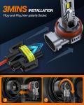 SEALIGHT H11 40000LM Fog Light Bulbs - 2-Pack