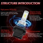 Super Bright 6000K Honda ATV Light Bulbs, 2-Pack