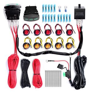 ATV UTV Turn Signal Kit with Rocker Switch