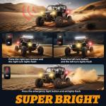 UTV Turn Signal Kit with Horn for Polaris & Can-Am