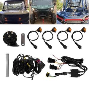 UTV/ATV Turn Signal Kit with Rocker Switch