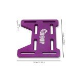 LVOUP Universal Engine Mount Motor Engine Adapter Plate Compatible for Mini Bike and Go Kart (Doodlebug) 212 Preditor Briggs Purple