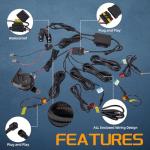 JIEPENG Universal UTV Turn Signal Kit with Horn