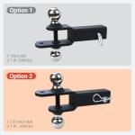 Redtee 3-in-1 ATV/UTV Trailer Hitch Adapter