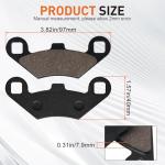 Polaris ATV Front & Rear Brake Pads 2000-2014