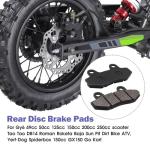 Rear Disc Brake Pads for Gy6 ATVs and Scooters