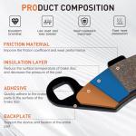 Polaris ATV Front & Rear Brake Pads 2000-2014