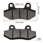 Rear Disc Brake Pads for Gy6 ATVs and Scooters