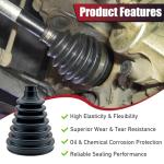 2PCS Thick Neoprene CV Boot Repair Kit