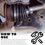 CV Boot Repair Kit with Expander Tool and Clamps
