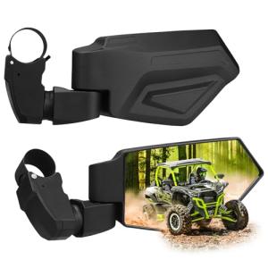 Spring-Back UTV Mirrors for 1.5"-2" Roll Cages