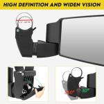 Spring-Back UTV Mirrors for 1.5"-2" Roll Cages