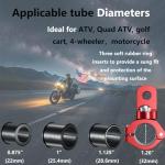 Adjustable ATV Whip Light Mount - CNC Design