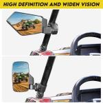 Spring-Back UTV Mirrors for 1.5"-2" Roll Cages