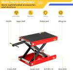 MOTOOS 1100LB ATV Motorcycle Lift Jack - Red