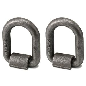 Heavy Duty Weld-On D-Ring Tie Downs (2 Pack)