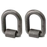 Heavy Duty Weld-On D-Ring Tie Downs (2 Pack)
