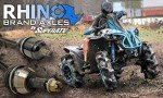 SuperATV Heavy Duty Rhino Brand Front Axle for Polaris Sportsman 550/850 / 1000 (See Fitment) | 1 Front Axle | Made of 4340 Chromoly Steel | Synthetic Grease to Keep CV's Cool | Maximized Shaft Size