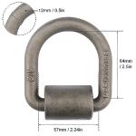 6 Pack 1/2 Inch Weld-On D-Ring Anchors