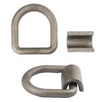 6 Pack 1/2 Inch Weld-On D-Ring Anchors