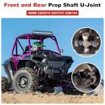 Polaris ATV UTV Drive Shaft Universal Joint 2 Pack