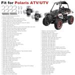 Polaris ATV UTV Drive Shaft Universal Joint 2 Pack