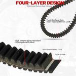 Heavy Duty Carbon Drive Belt for Can-Am ATVs