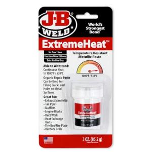 J-B Weld ExtremeHeat High Temp Metallic Paste - 3 oz