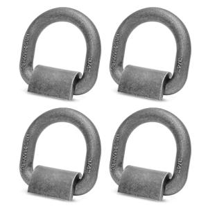 Heavy Duty 3/4" Weld-On D-Ring Tie Downs