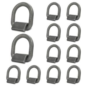 Heavy Duty Weld-On D-Ring Trailer Tie Downs