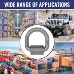 Heavy Duty 3/4" Weld-On D-Ring Tie Downs