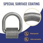 Heavy Duty Weld-On D-Ring Trailer Tie Downs